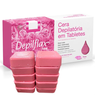 Cera Depilatória Quente em Tabletes Depilflax 500g 10 Tabletes em Oferta na Shopee