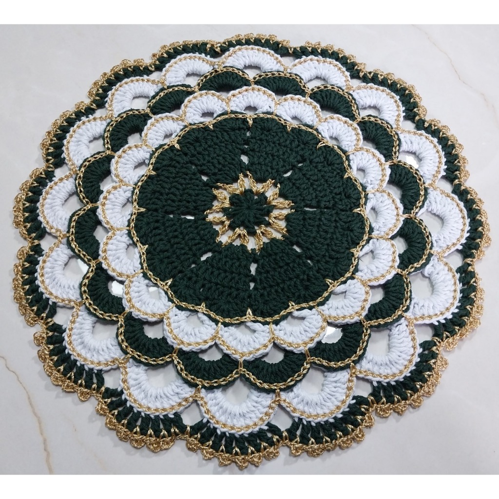Sousplat Branco de Crochê: Onde Comprar | BuscaProdutos