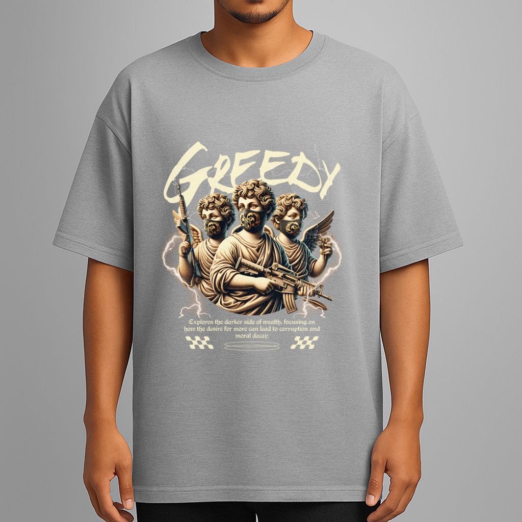 Camiseta camisa oversized estampada anjos streetwear urbano exclusiva linha premium 30.1