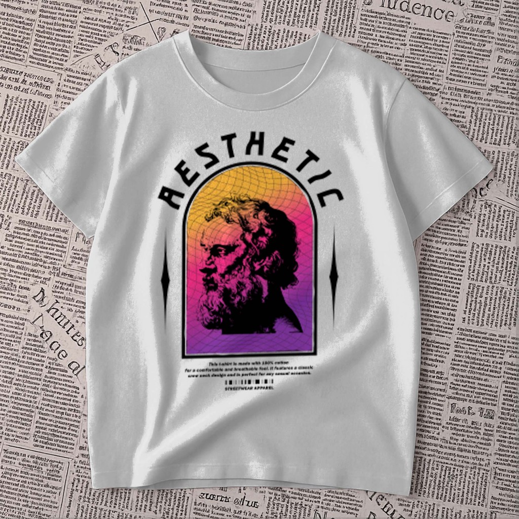 Camiseta    estampada - aesthetic man | unissex oversized premium 100% algodão
