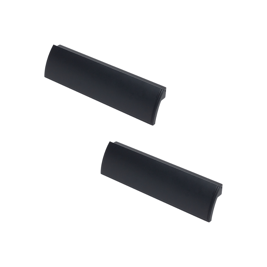 2 Unidades De Puxadores Perfil Comoda Banheiro Movel Alfa Plastico 128mm