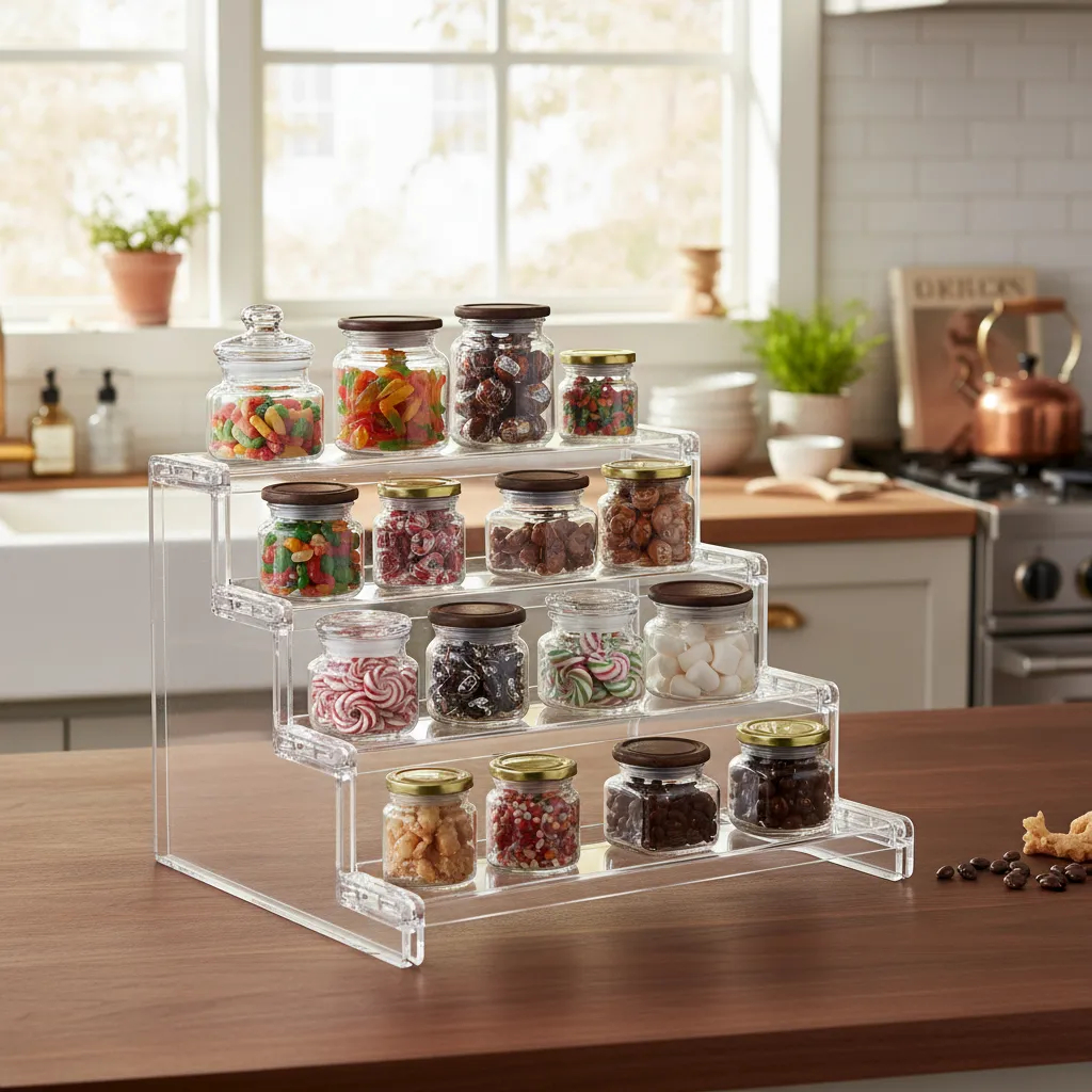 Prateleira Expositora Acrílica para Doces Apoio Decoração Base Expositor de Esmaltes em Oferta na Shopee