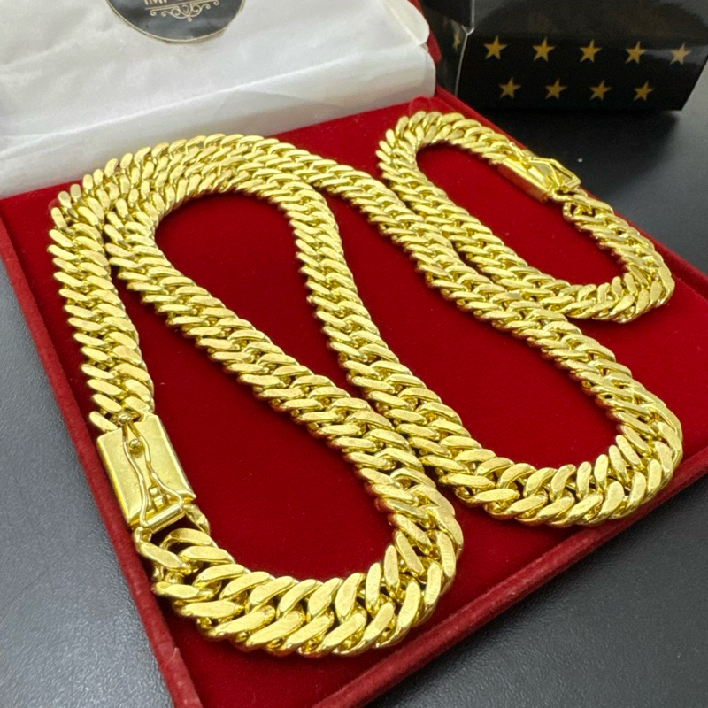 Cordão lacraia 70cm e pulseira 13mm 22cm  kit 100% moeda antiga