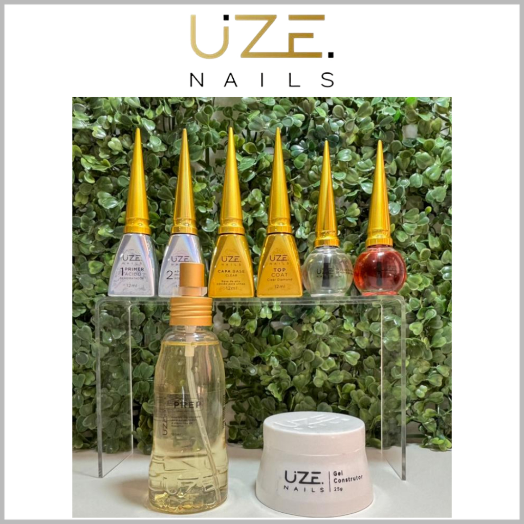 Uze Nail - Gel - Prep - Primer - Adesivador - Preparadores - Hydra Cherry - Base - Alongamento — imagem 2 de 2