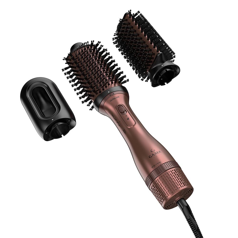 ESCOVA SECADORA MODELADORA GAMA MULTICABEÇAS MARULA 3D 1200W - BIVOLT