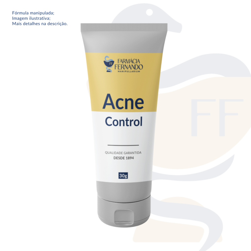 Acne Control 30g - Antiacne, Oleosidade, Calmante, Clareador