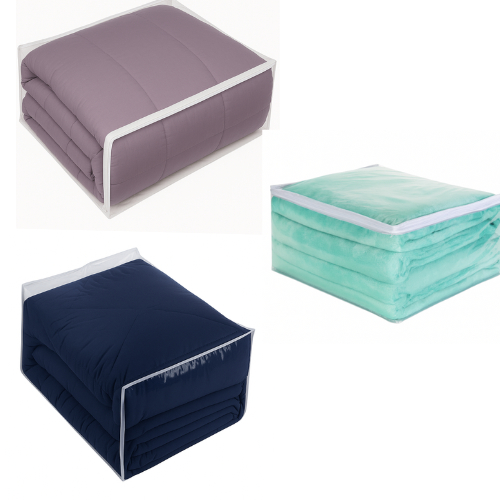 Kit 3 Saco Organizador Multiuso  P M G Embalagem Pvc Ziper