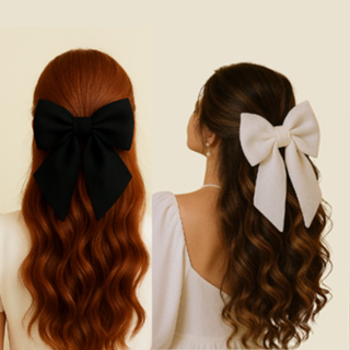 Kit 2 Laços LUXO de Cabelo em Linho – Elegância e Estilo em Oferta na Shopee