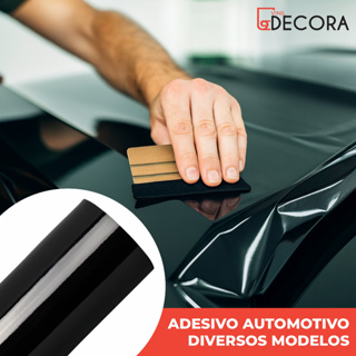Adesivo Automotivo 120x200cm Para Capo e Teto Black Piano, Preto Fosco, Nardo Gray, Amarelo, + Espatula para aplicação em Oferta na Shopee