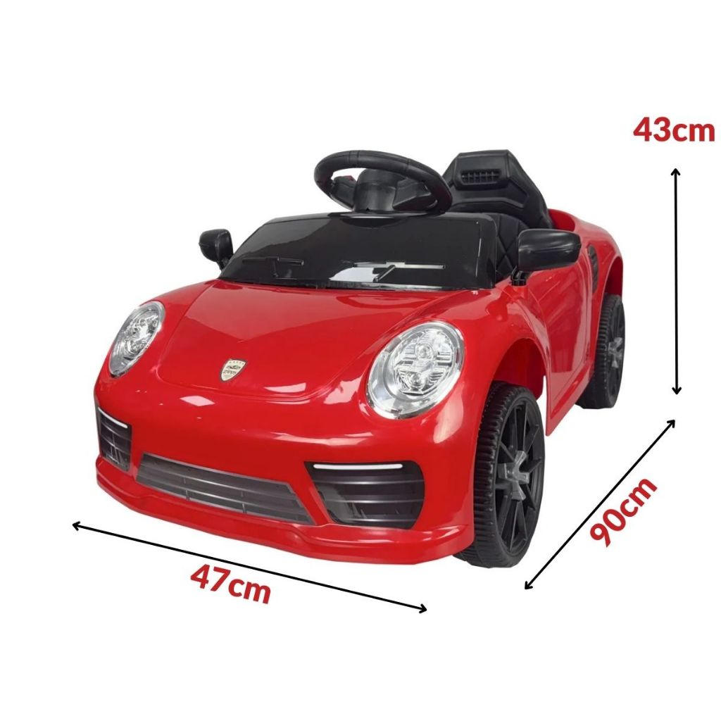 Carro Elétrico Infantil Quadriciclo Compact com Farol Carro de Passeio controle Remoto Zippy Toys