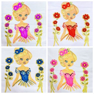 Kit 10 Pano de Prato Boneca Artesã Cindy 100% Algodão Premium Estampa Linda 70X45 Cozinha em Oferta na Shopee