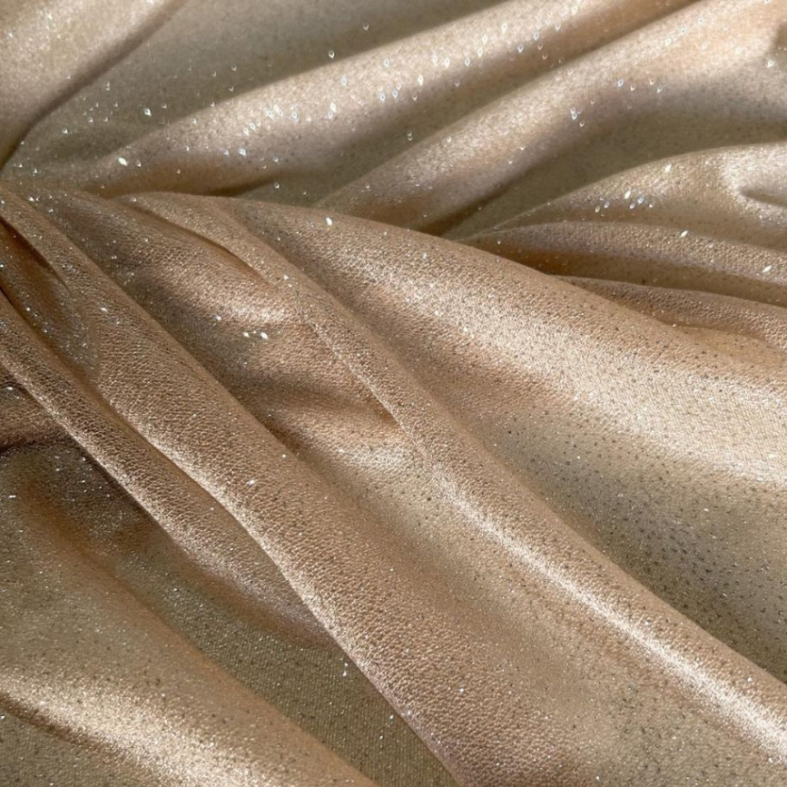 Tule aurora GLITTER 1,50m largura 100% poliéster vestido de festa tecido chique tule brilho