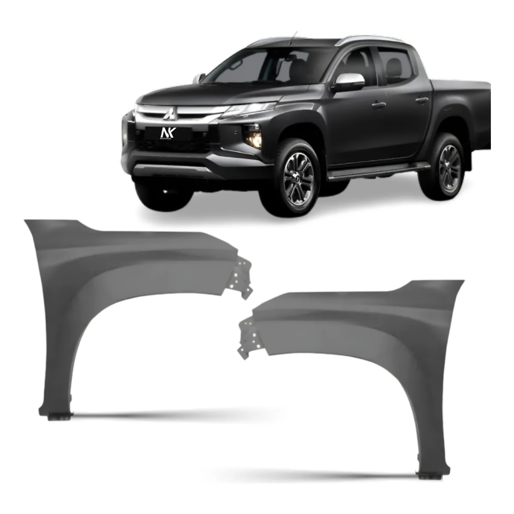 Paralama Dianteiro Triton L200 2021 22 23 2024 Esquerdo