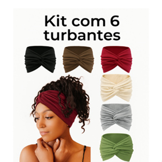 6 pcs faixa de cabeça larga - Turbante com Nó para yoga, Corrida e Esportes em Oferta na Shopee