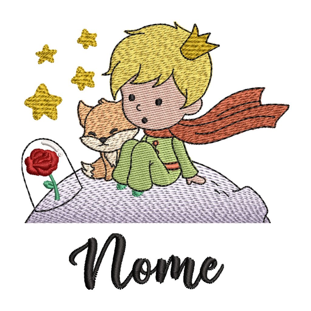 Patch Bordado Termocolante Pequeno Principe e Nome em Oferta na Shopee