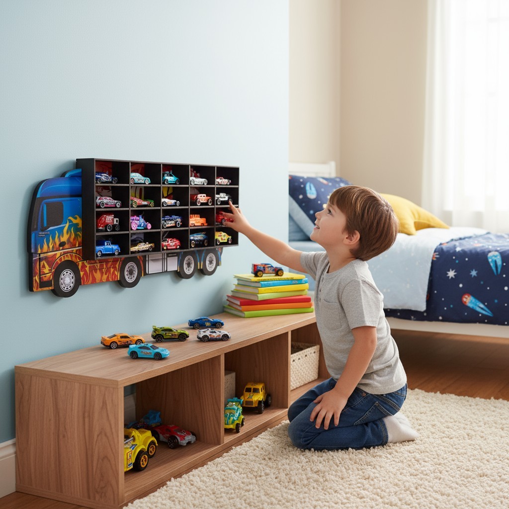 O que é Expositor de Carrinhos Caminhão? Guia e Onde Comprar | BuscaProdutos