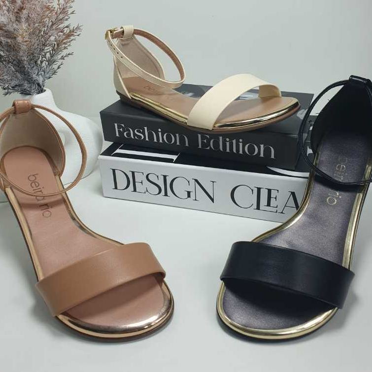 Sandália Rasteira Feminina Beira Rio 8367669 Leveza Conforto e Estilo para Todos os Momentos em Oferta na Shopee