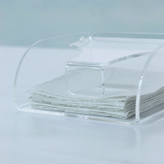 Porta Guardanapo Acrílico Cristal em Oferta na Shopee