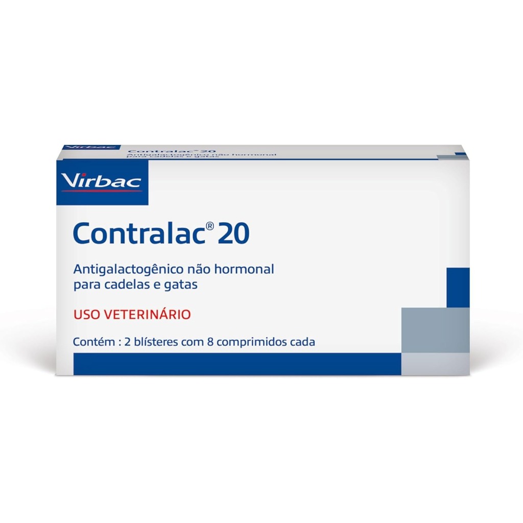 Contralac 20 com 16 comprimidos - Virbac
