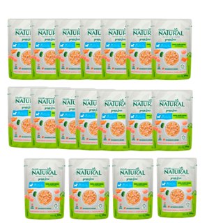 Caixa 18un Ração Úmida Sachê Guabi Natural Grain Free Cães Adultos Frango Salmão 100g em Oferta na Shopee