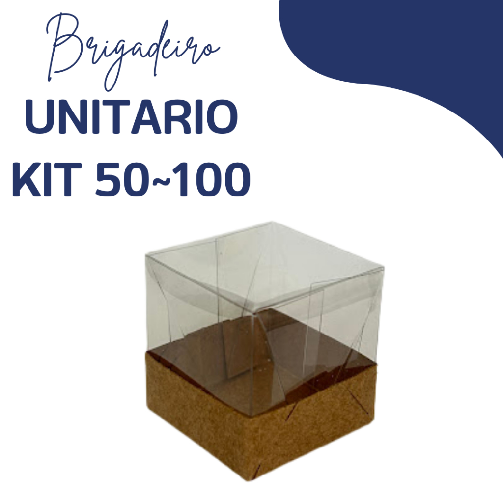 50~100 Embalagem para brigadeiro individual unitário - 190 Jm Distak