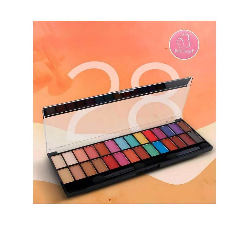 Paleta De Sombra Colorida Com 28 Cores - Belle Angel