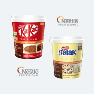 Kit 2 Pastas Recheio Nestle Kit Kat Galak Com Negresco Prestigio 1,01 Kg Doces Tortas Bolo Fondue Confeitaria em Oferta na Shopee