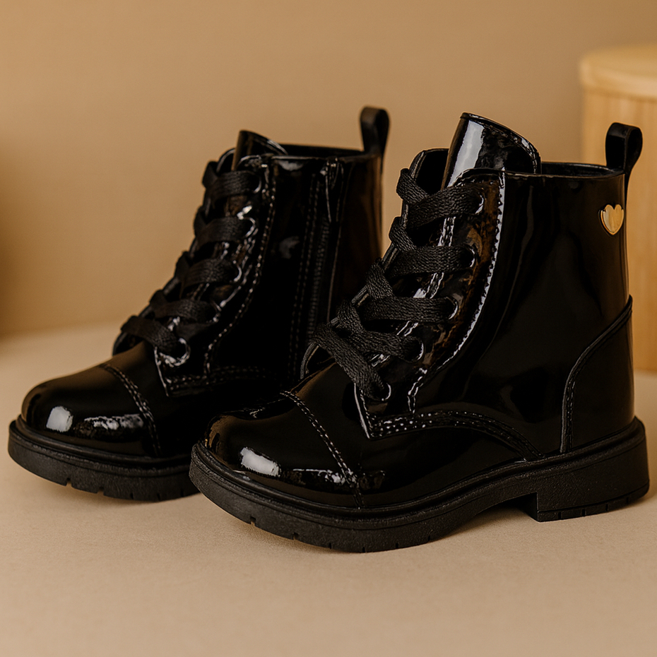 Coturno Infantil Feminino Preto: Onde Comprar | BuscaProdutos