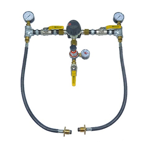 Kit P/2 Botijão P45 Central Gás GLP Alta Pressão com Inversor Automático
