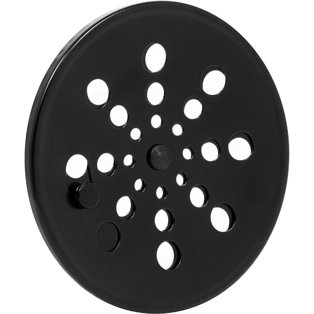 Ralo redondo abre e fecha 10x10 PRETO tampa grelha ABS para banheiro