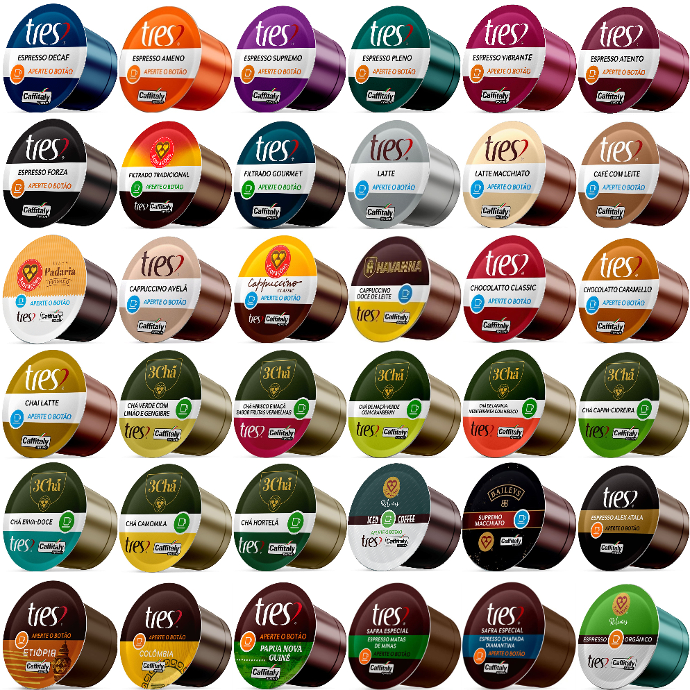 20x Cápsulas Três Corações Café Chocolate Cappuccino Espressos em Oferta na Shopee