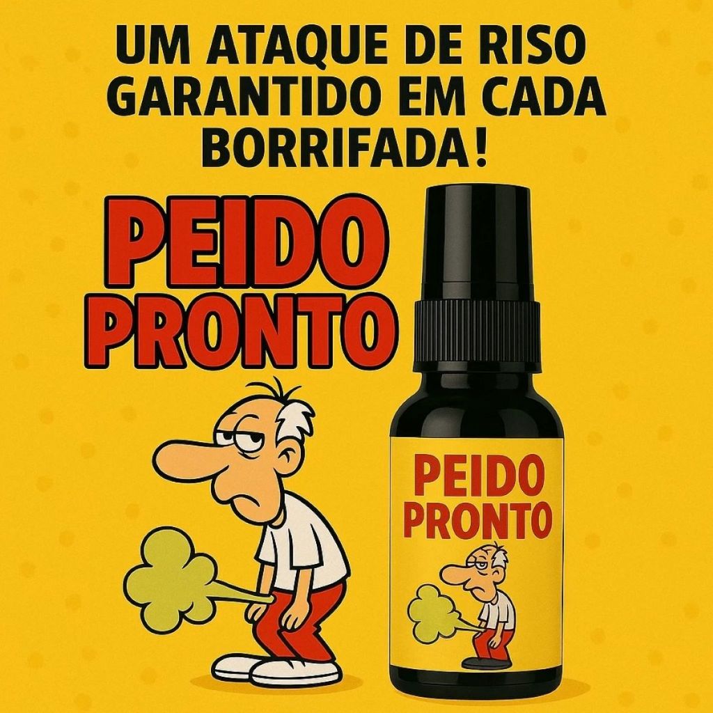 Peido Alemão - Peido Pronto Pum Pegadinha Super Forte - Zoeira - Pegadinha - 30ml