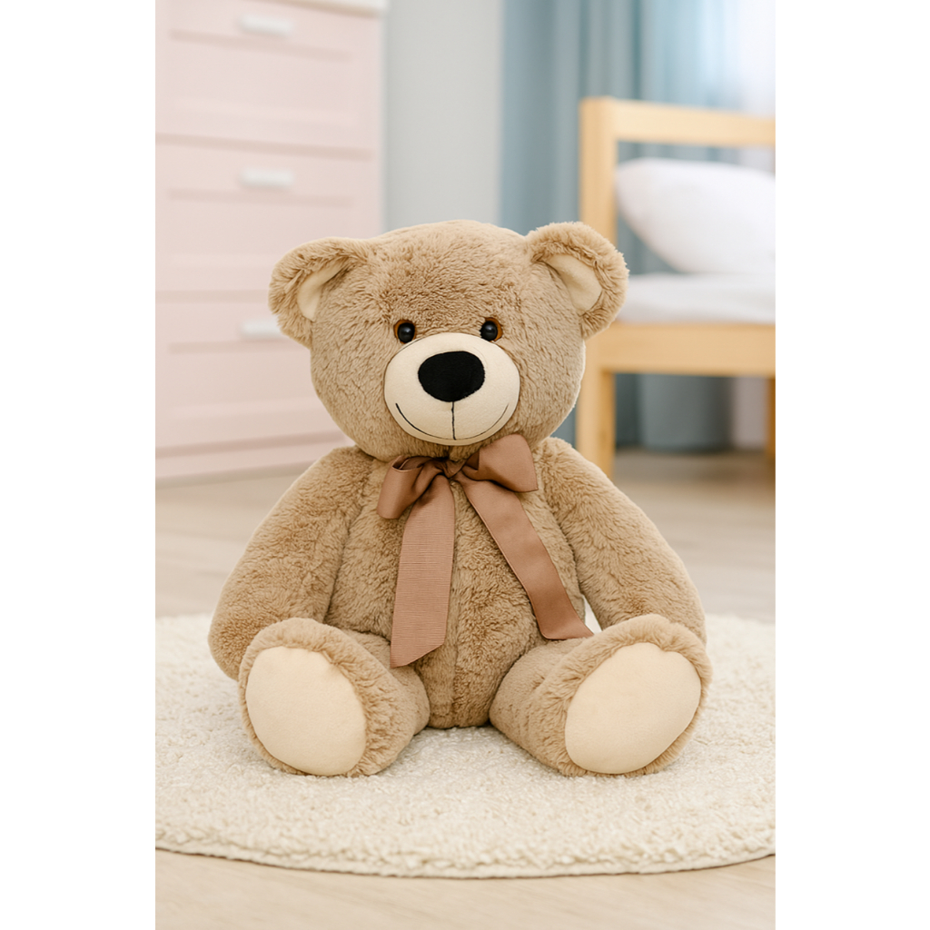 Urso de Pelúcia Gigante 1,10m Urso de Pelucia Grande Presente Ideal para Namorada Macio Antialérgico em Oferta na Shopee