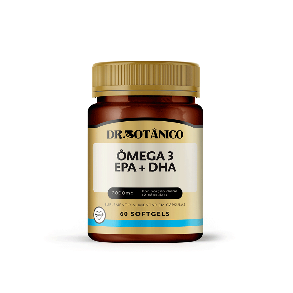 ÔMEGA 3 EPA + DHA 2000MG 60 SOFTGELS DR. BOTÂNICO em Oferta na Shopee