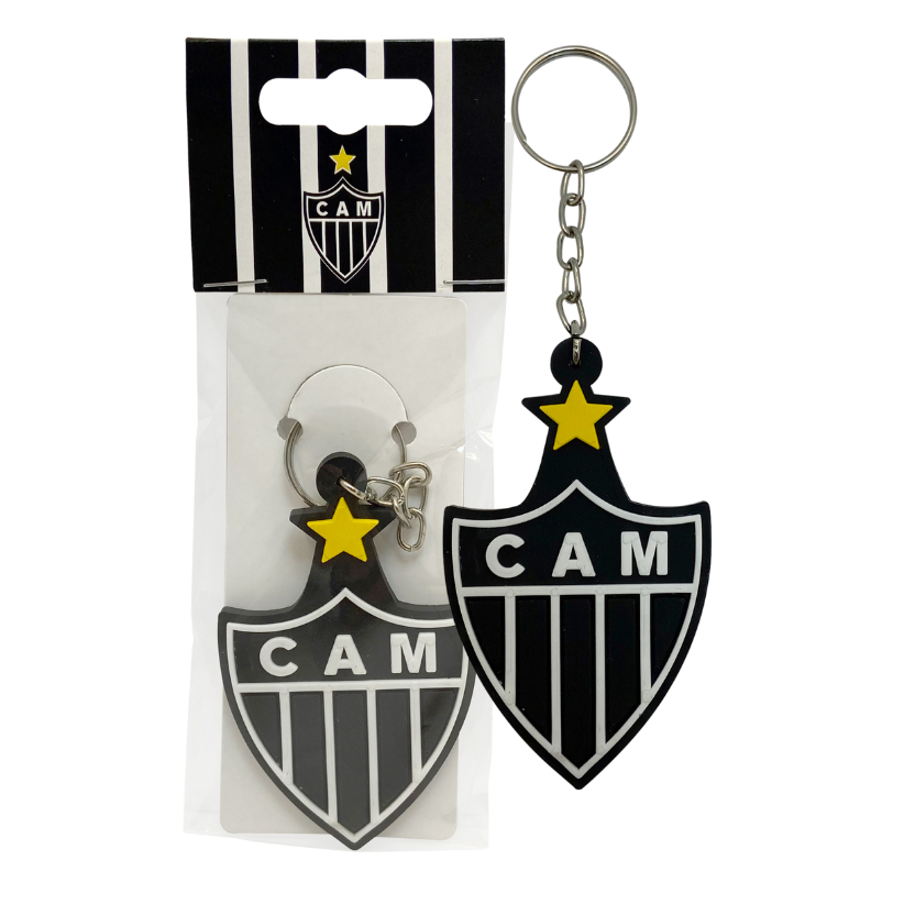 Chaveiro Atlético Mg Oficial Times Escudo Galo Alvinegro