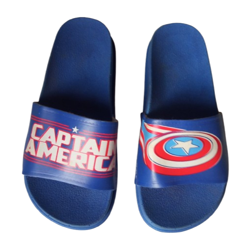Chinelo Papete Infantil Super heróis - Home Aranha - Capitão América - Super Homem - Ben 10 - Batman