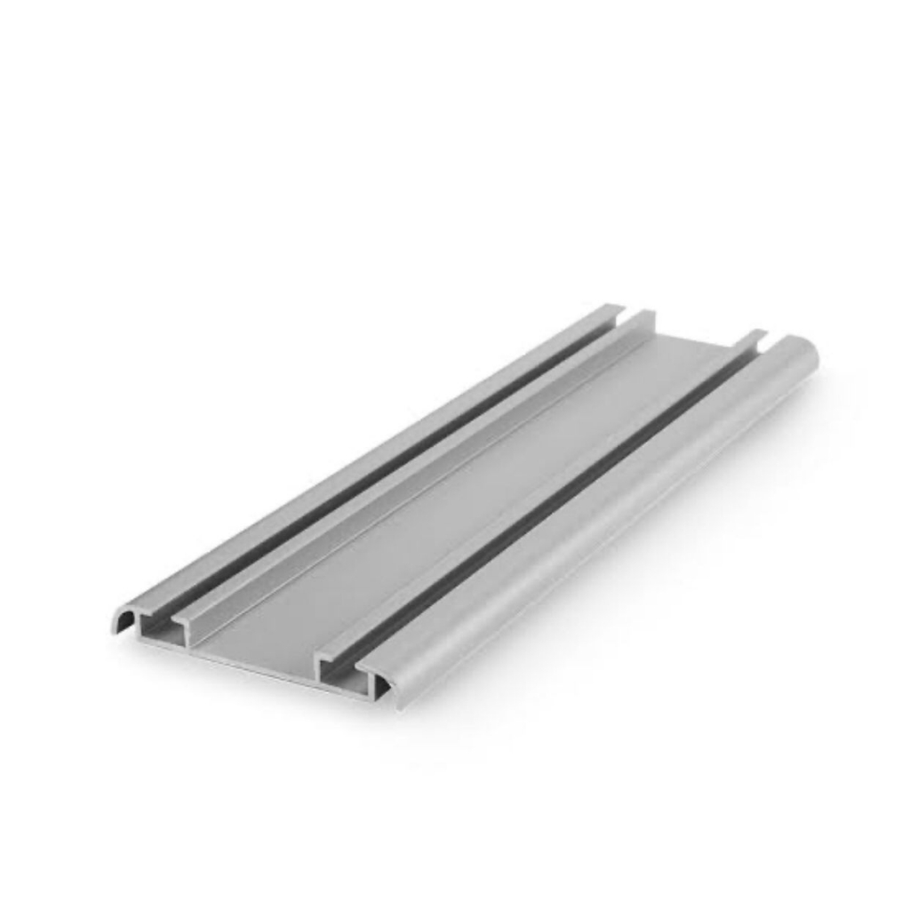 Trilho Para Porta de Correr Inferior Duplo T06 Guarda Roupa Aluminio (Medida/Cor a Escolher) em Oferta na Shopee