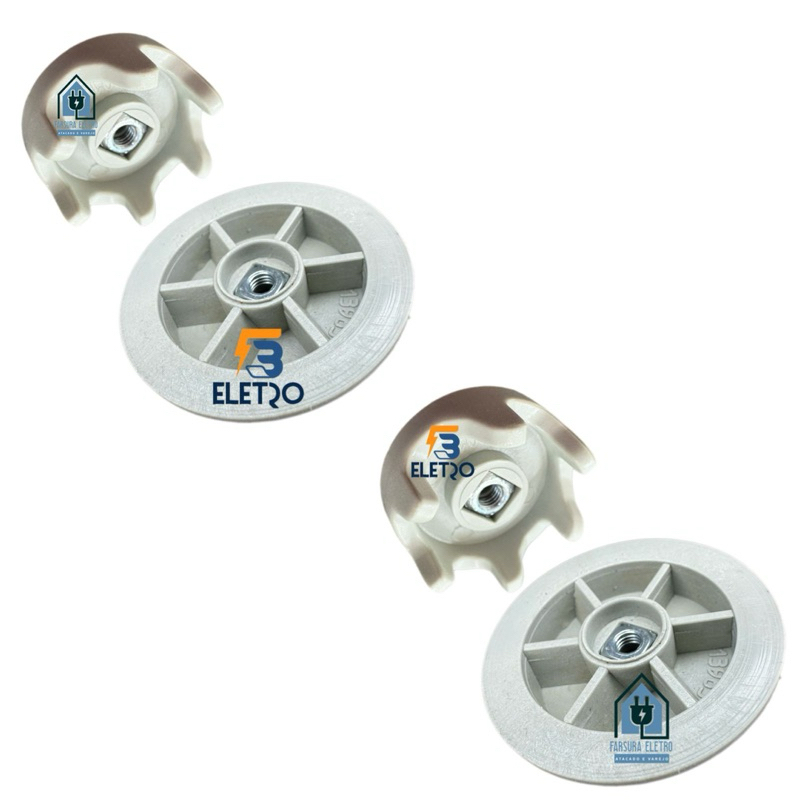 2 Arraste do Copo e 2 Arraste do Motor para Liquidificador Oster Oliq605 Oliq610 e Cadence Robust Inspire (cinzas)