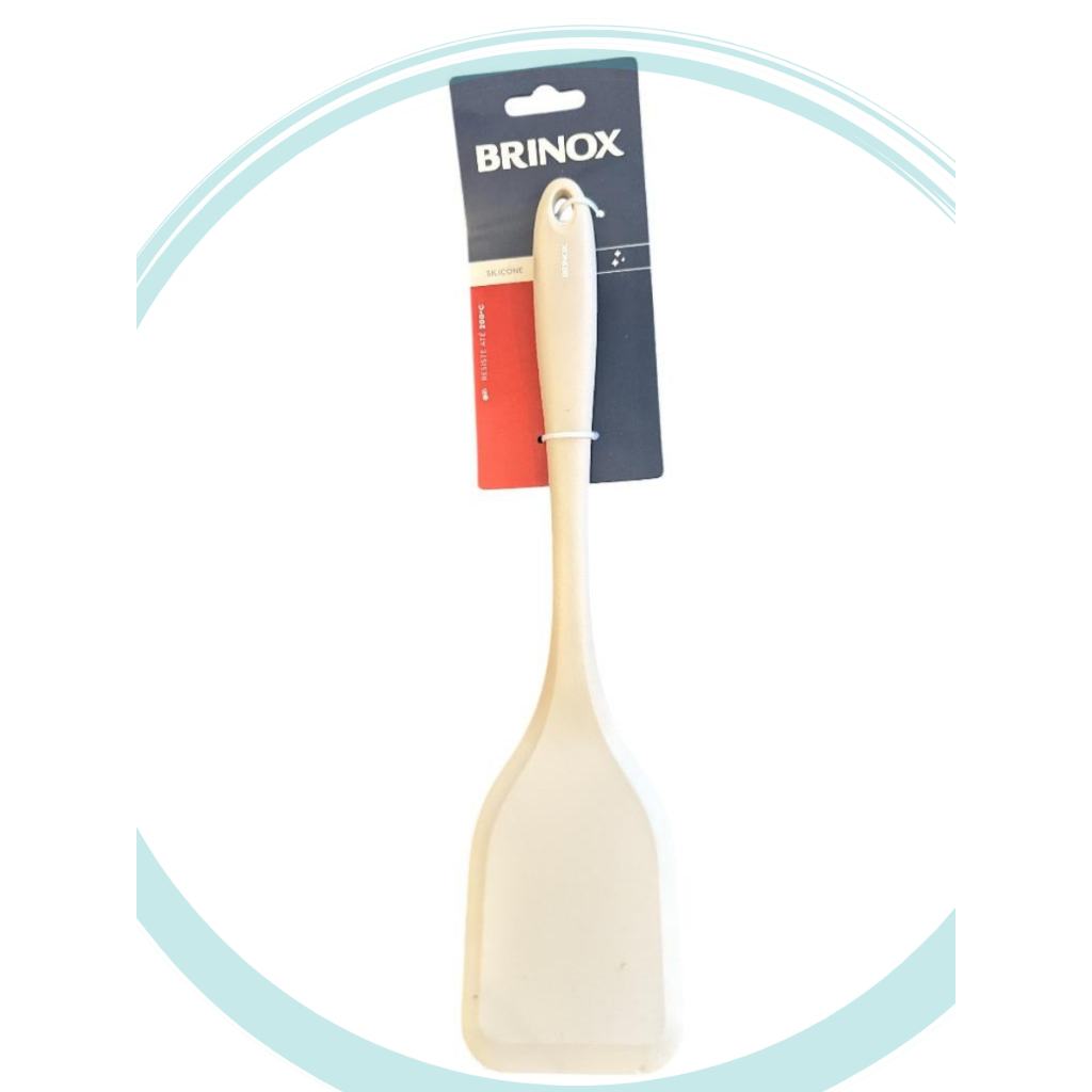 Espátula de Silicone 30 cm Brinox Ideal para Preparos Sem Danificar Suas Panelas em Oferta na Shopee