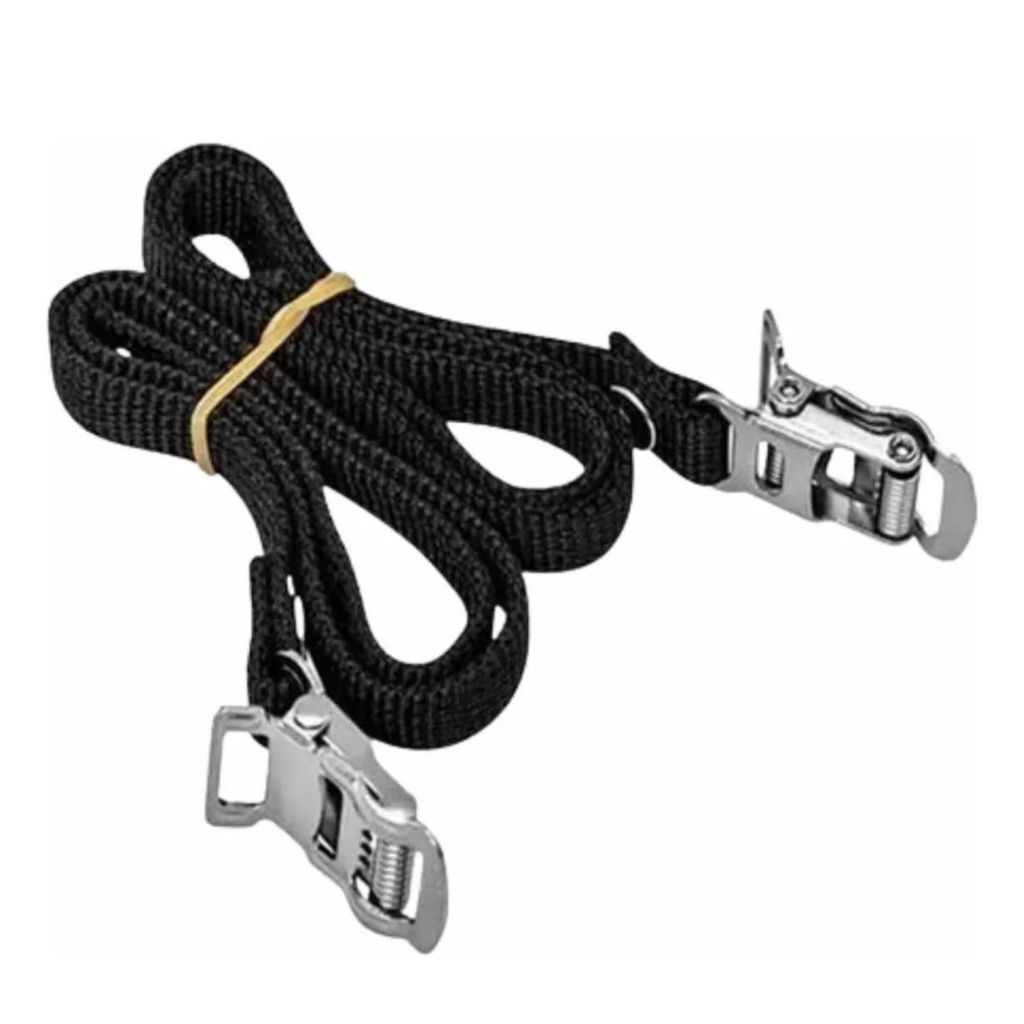 Par de correias para pedal  bicicleta Fixar Em Racks, Firma-pé Cinta ajustável de nylon resistente para performance