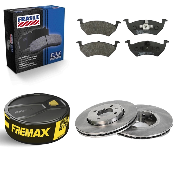 Kit Disco Freio ventilado + JG de Pastilha Gol G4 G5 G6 G7 em Oferta na Shopee
