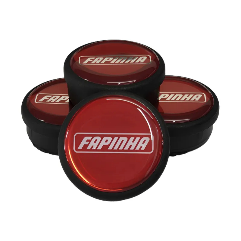 Kit com 4 Calotas Tampa do Cubo Mini Buggy Fapinha- para Cubos Estrela e Xingu com a superfície lisa