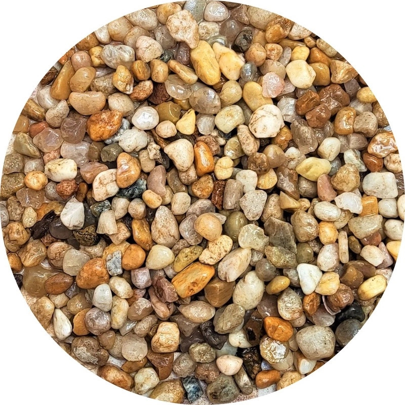Seixo De Rio Pedra 3Kg Terral Pedrinha Granitina Pedrisco Cascalho Cobertura Vaso Planta Ornamental