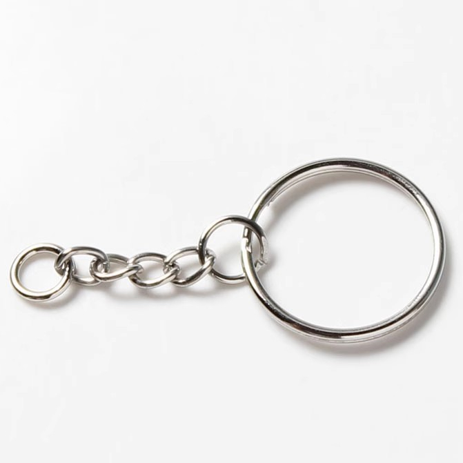 Chaveiro Anel Corrente Quantidade Opcional Acessórios de Moda 24MM em Oferta na Shopee