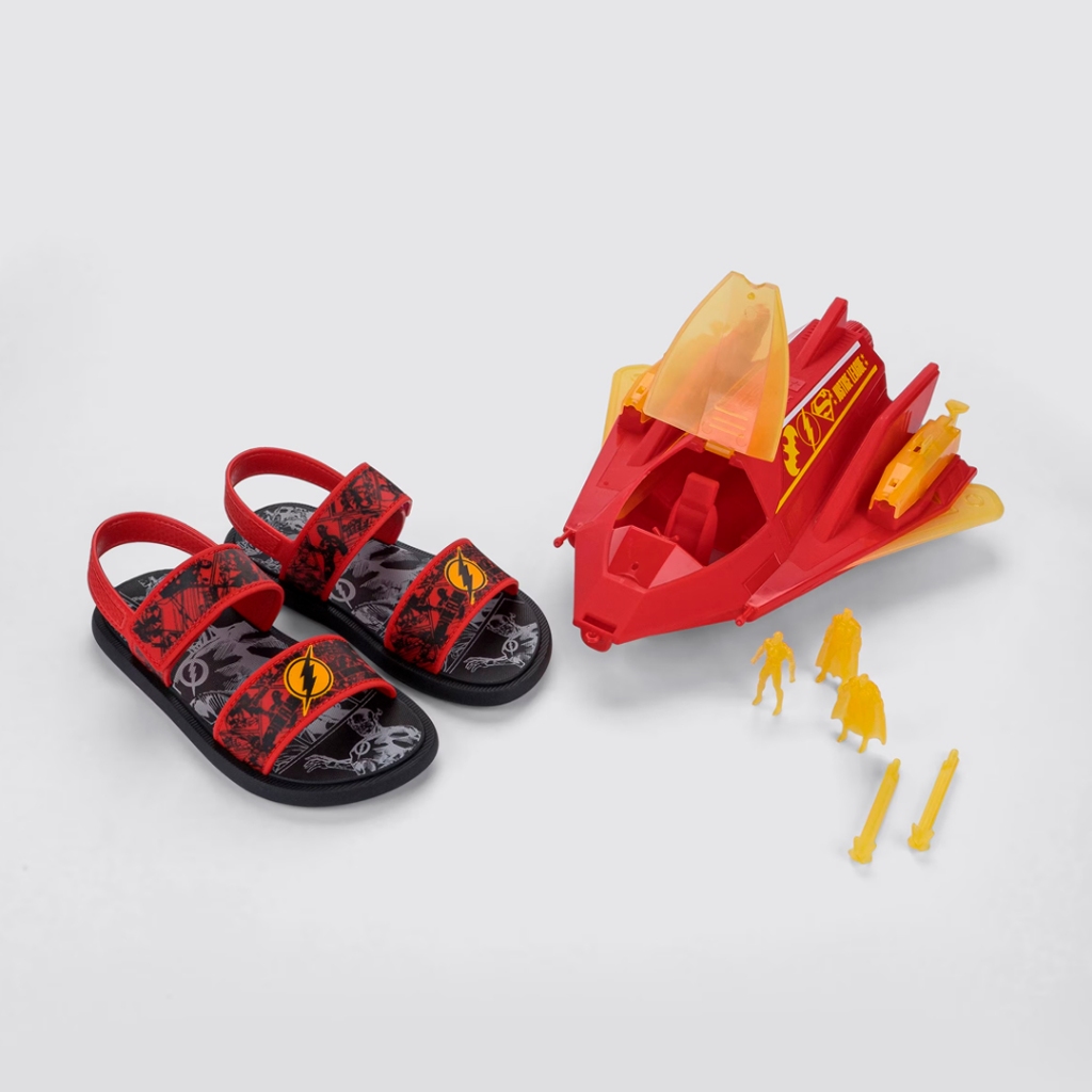 Sandalia Menino Flash Liga Da Justiça Galaxy Grendene Kids 23265 em Oferta na Shopee