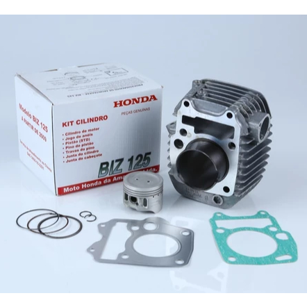 Kit Cilindro Motor Completo Biz 125 2009 a 2024 todas com injeção - Original Honda (Cód: 06121-KSS-305)