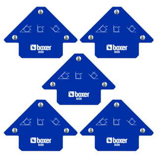 Kit 5 Esquadros Boxer Magnético Solda Profissional em Oferta na Shopee