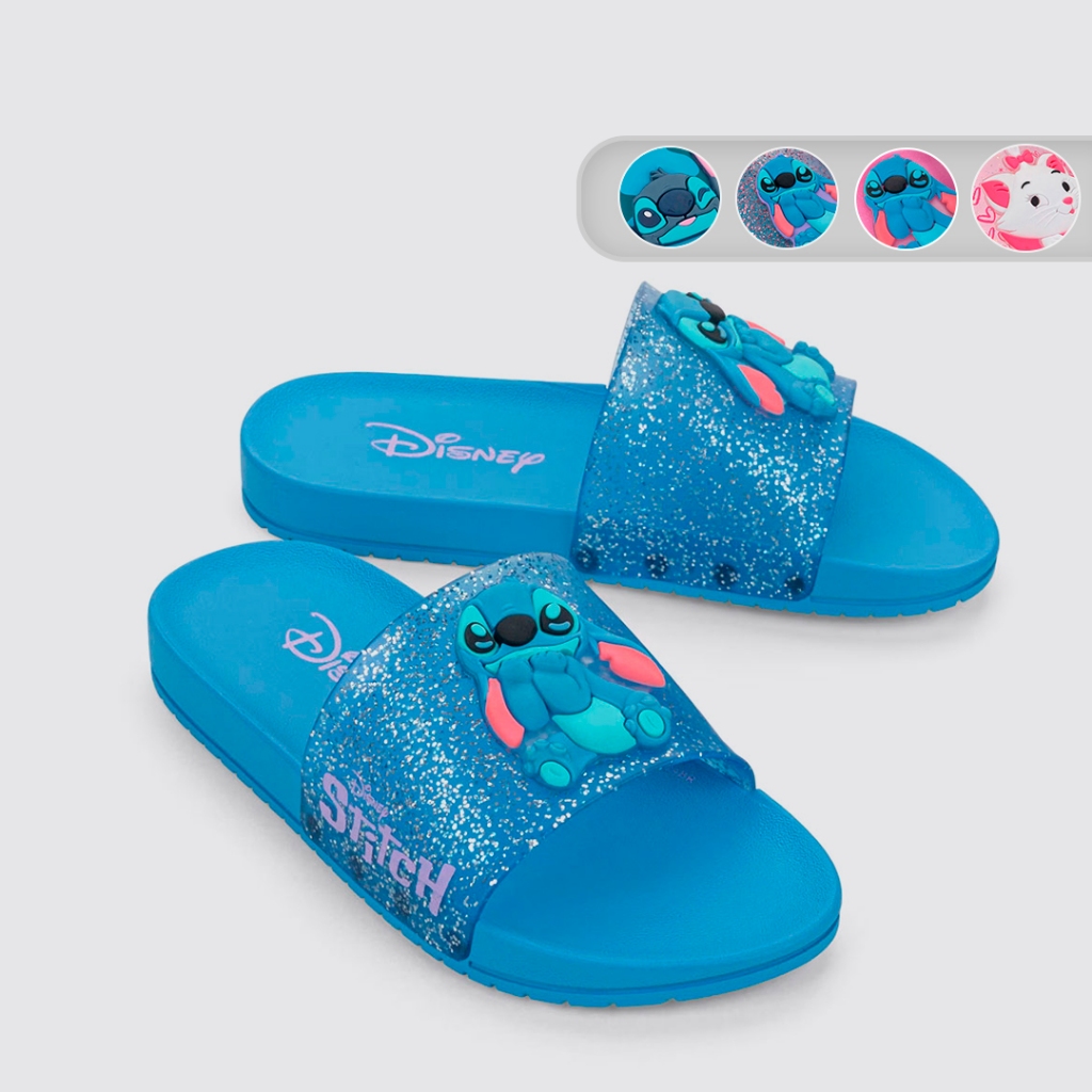 Chinelo Menina Gaspea Stitch Marie Disney Mania Grendene 22994 em Oferta na Shopee