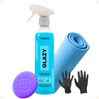 KIT LIMPA VIDROS GLAZY 500ML VONIXX 4 EM 1 LIMPA PROTEGE CONDICIONA REDUTOR DE RISCOS em Oferta na Shopee