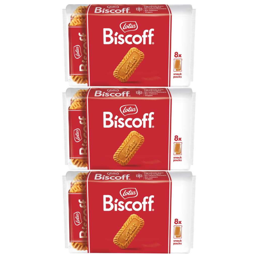 3 Biscoito Bolacha Belga - Lotus Biscoff 124g (48 Unidades ) em Oferta na Shopee